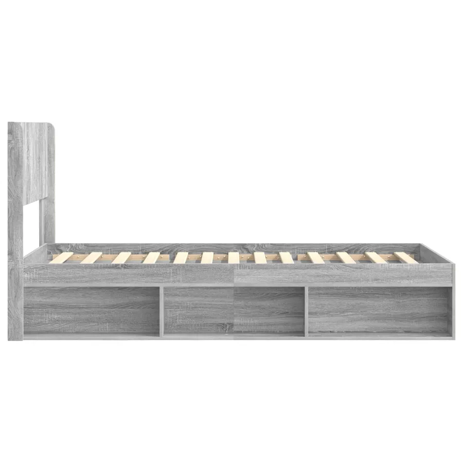 Cadre de lit avec rangement et tête de lit 3 pcs - 6
