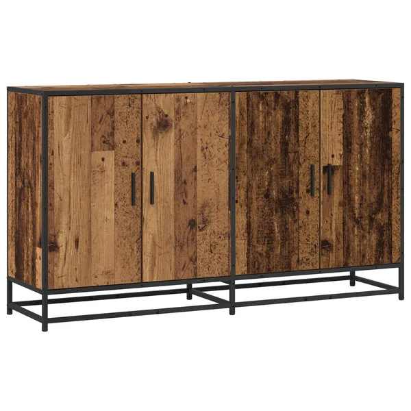 Buffet Bois ancien 134 x 35 x 76 cm Bois d'ingénierie