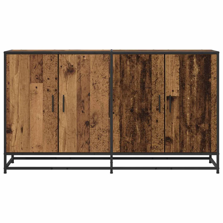 Buffet Bois ancien 134 x 35 x 76 cm Bois d'ingénierie - 4