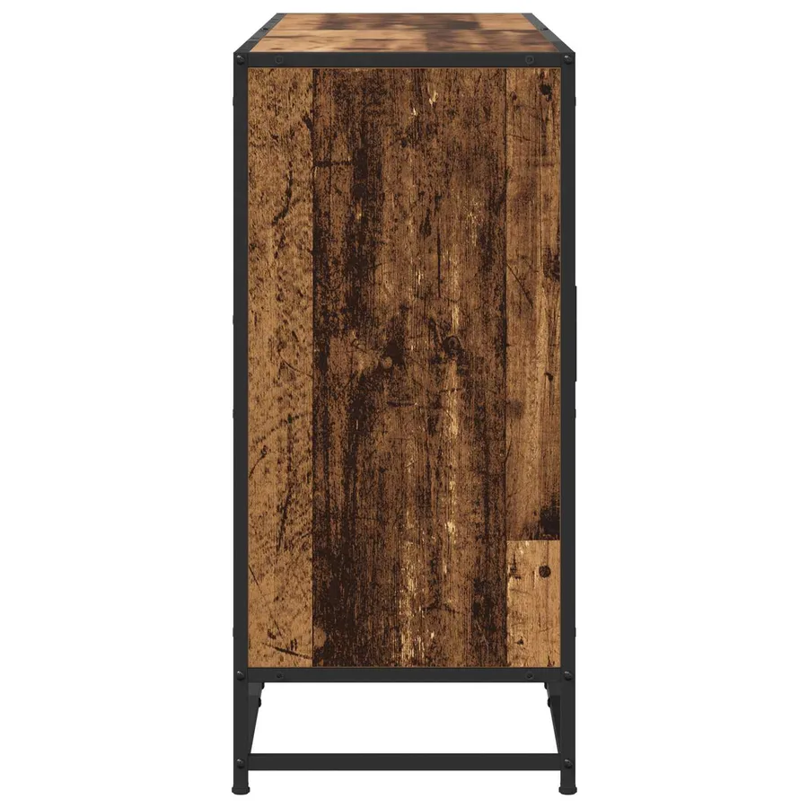 Buffet Bois ancien 134 x 35 x 76 cm Bois d'ingénierie - 5