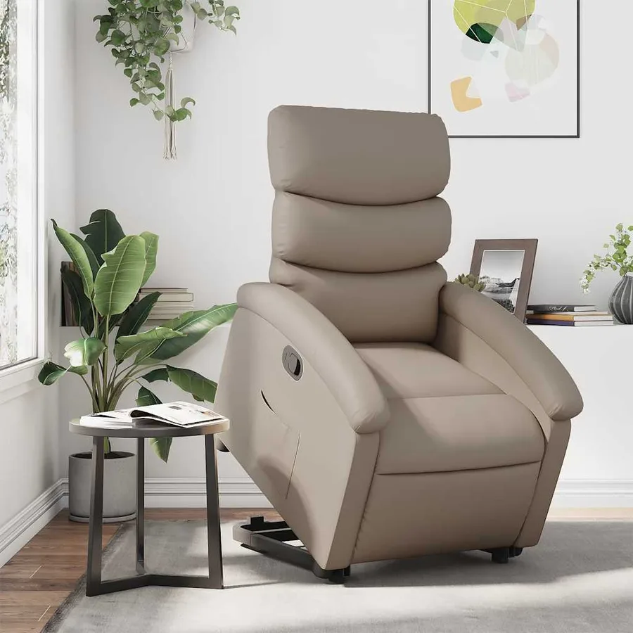 Fauteuil inclinable Cappuccino Similicuir - 16