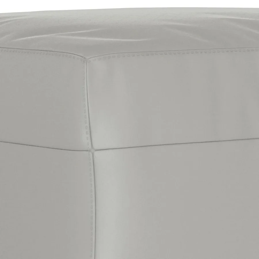 Ensemble de canapés 4 pcs coussins Gris clair Tissu microfibre - 9