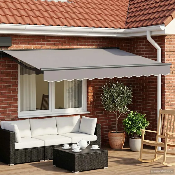 Auvent rétractable électrique 2,5 x 2 m