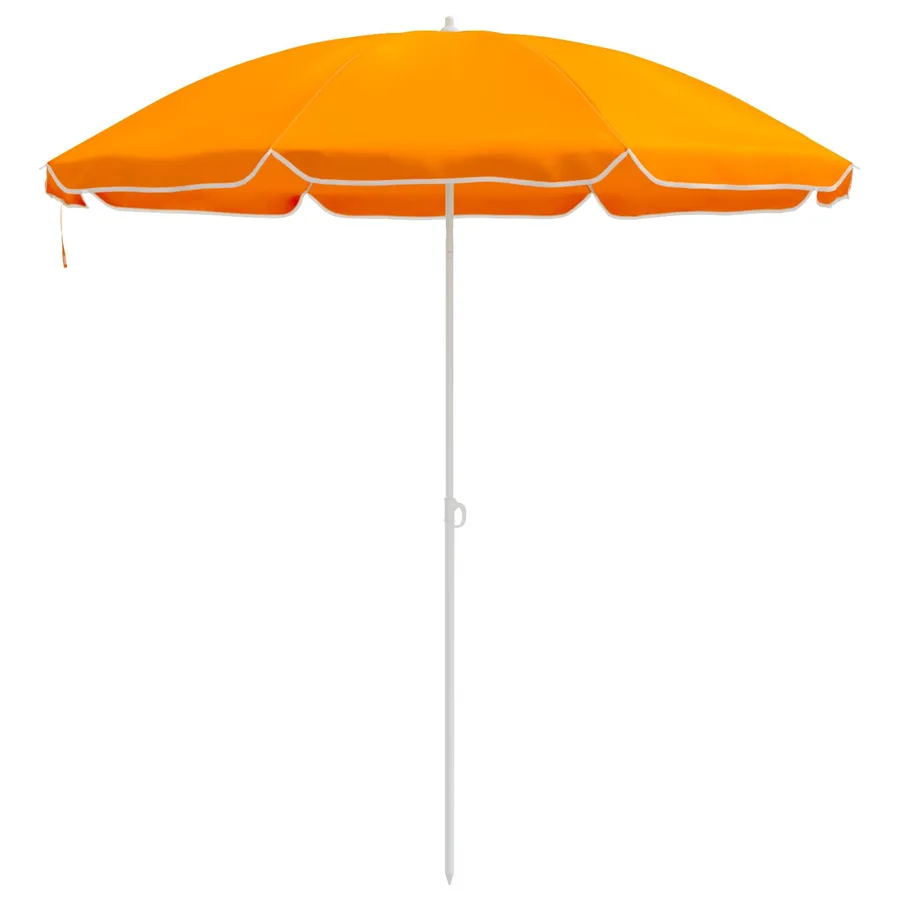 Parasol de jardin 240 cm polyester 170T Orange - 2