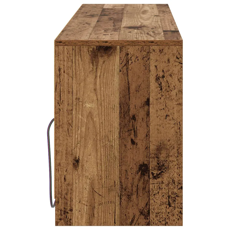 Meuble TV 100 x 34 x 50 cm Bois ancien Bois d'ingénierie - 3