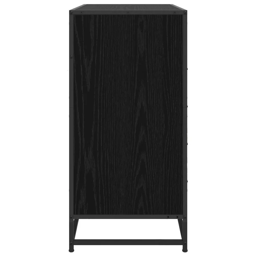 Armoire à tiroirs 4-Tiroir Chêne noir 70 x 41 x 83,5 cm - 3