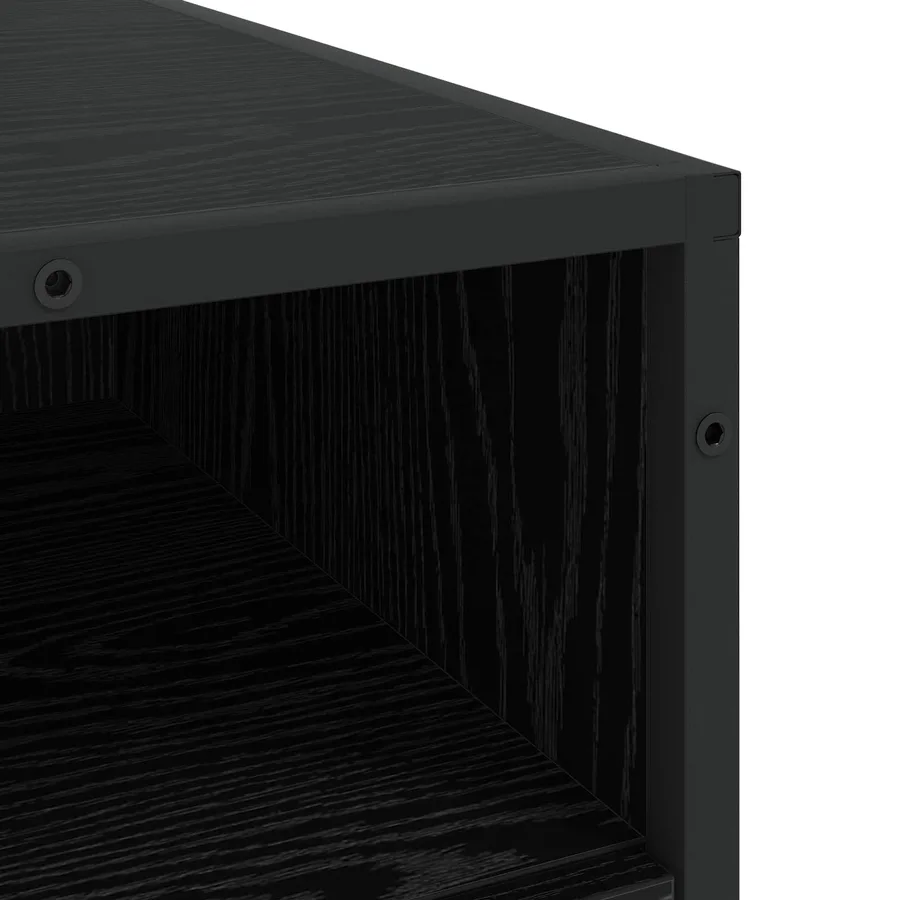 Armoire à tiroirs 4-Tiroir Chêne noir 70 x 41 x 83,5 cm - 5