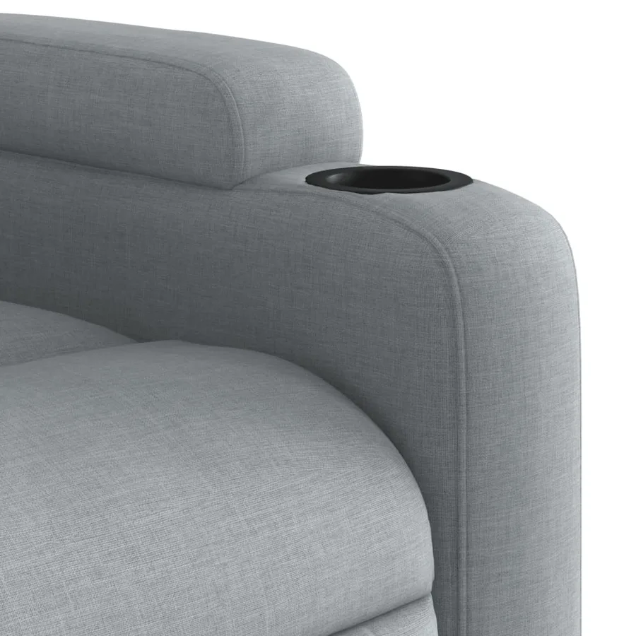 Fauteuil inclinable Gris clair Tissu - 11