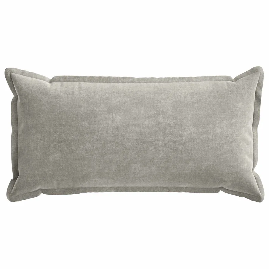 Housse de coussin 12 pcs HOUTEN Gris clair 40 x 80 cm - 2