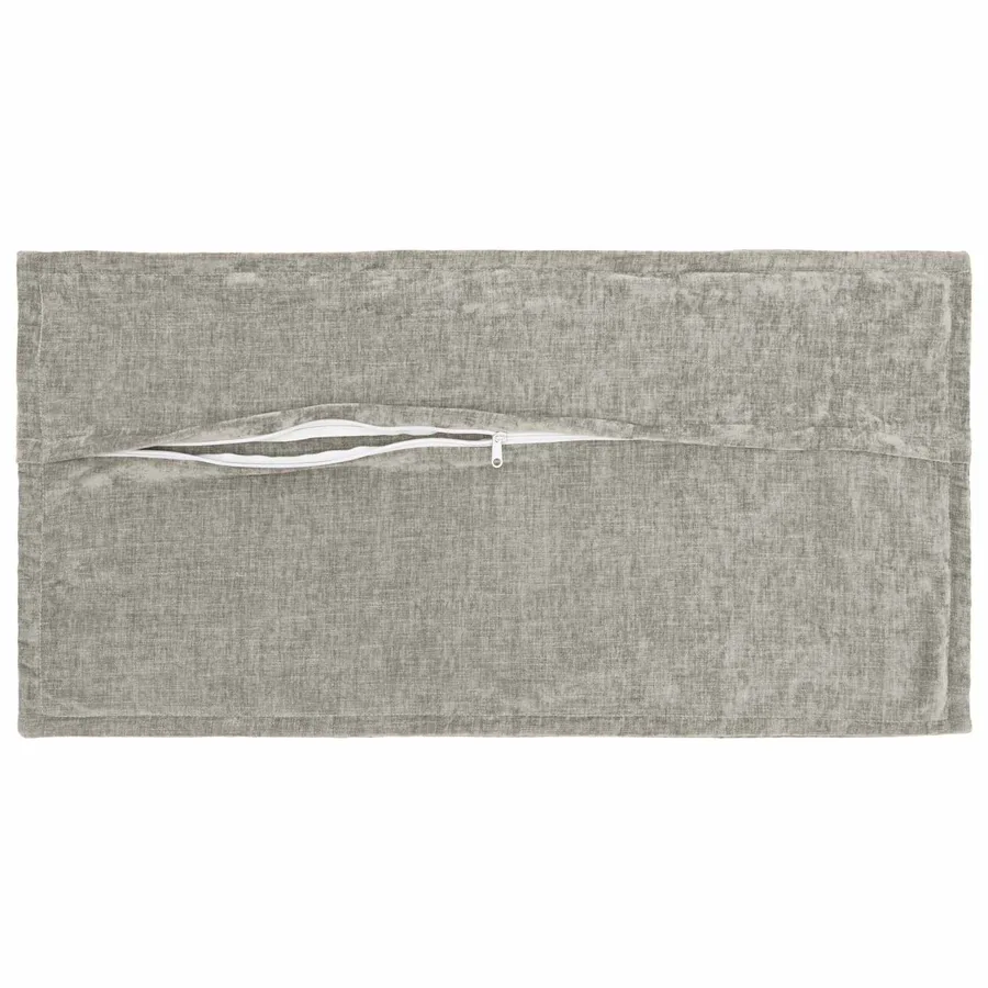 Housse de coussin 12 pcs HOUTEN Gris clair 40 x 80 cm - 3