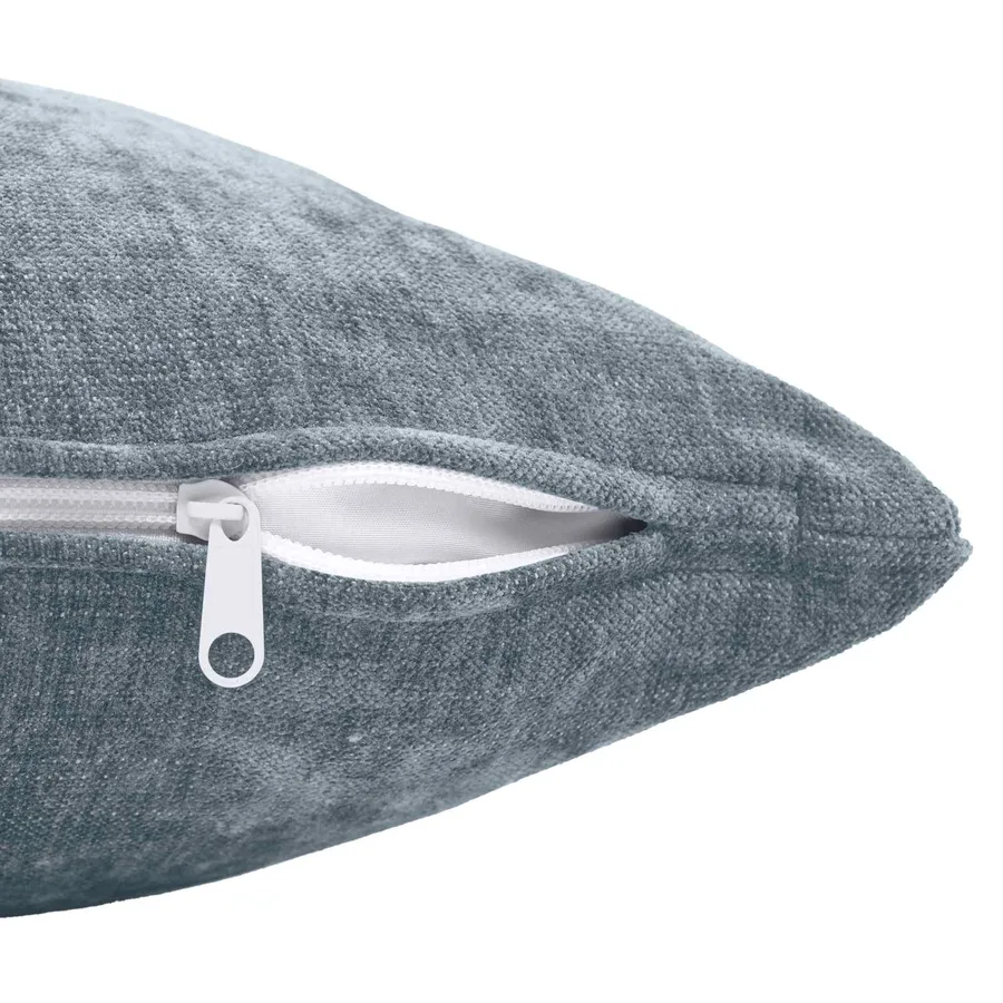 Housse de coussin 2 pcs HEERLEN Bleu clair 40 x 40 cm - 5
