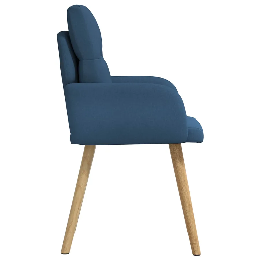 Chaises de salle à manger 4 pcs Tissu Bleu 60 x 56 x 96 cm - 4