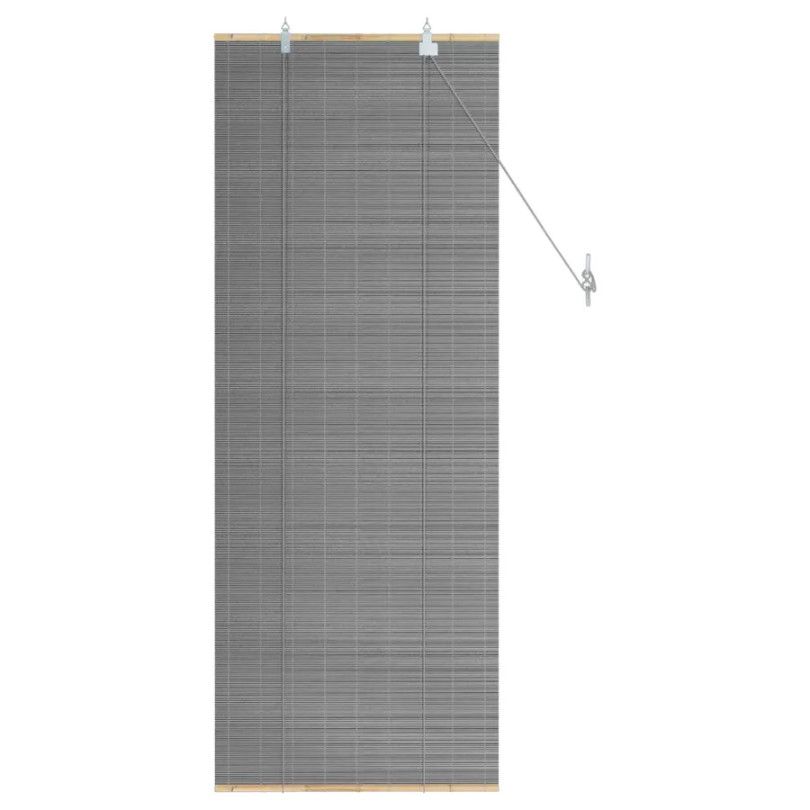 Store enrouleur Gris 60 x 160 cm Bambou - 3
