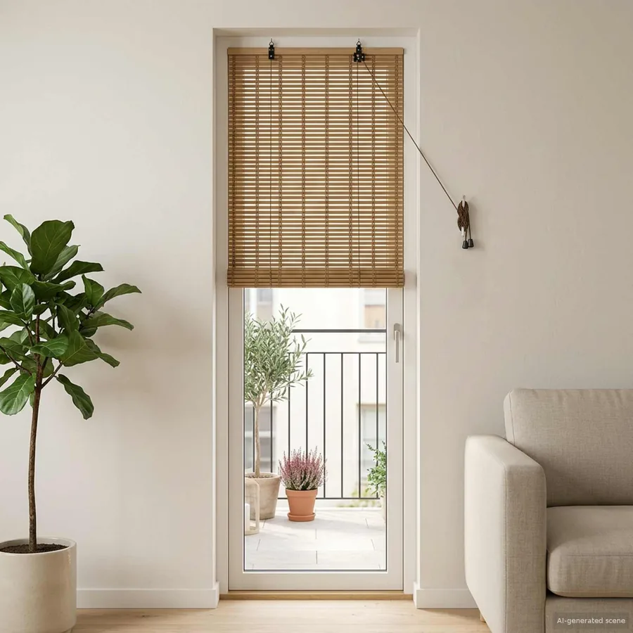Store enrouleur Nature 70 x 220 cm Bambou