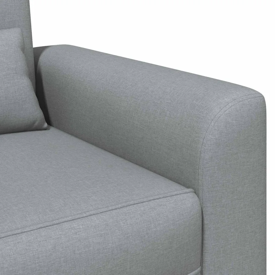 Fauteuil Gris clair Tissu - 6