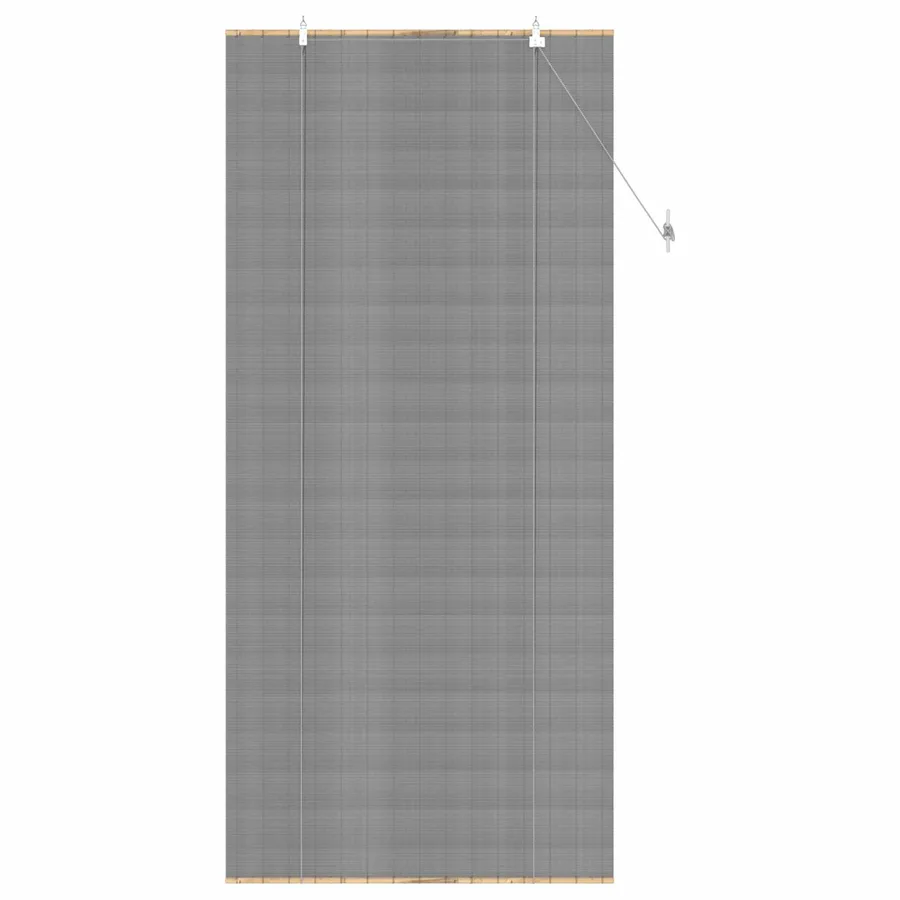 Store enrouleur Gris 80 x 220 cm Bambou - 3