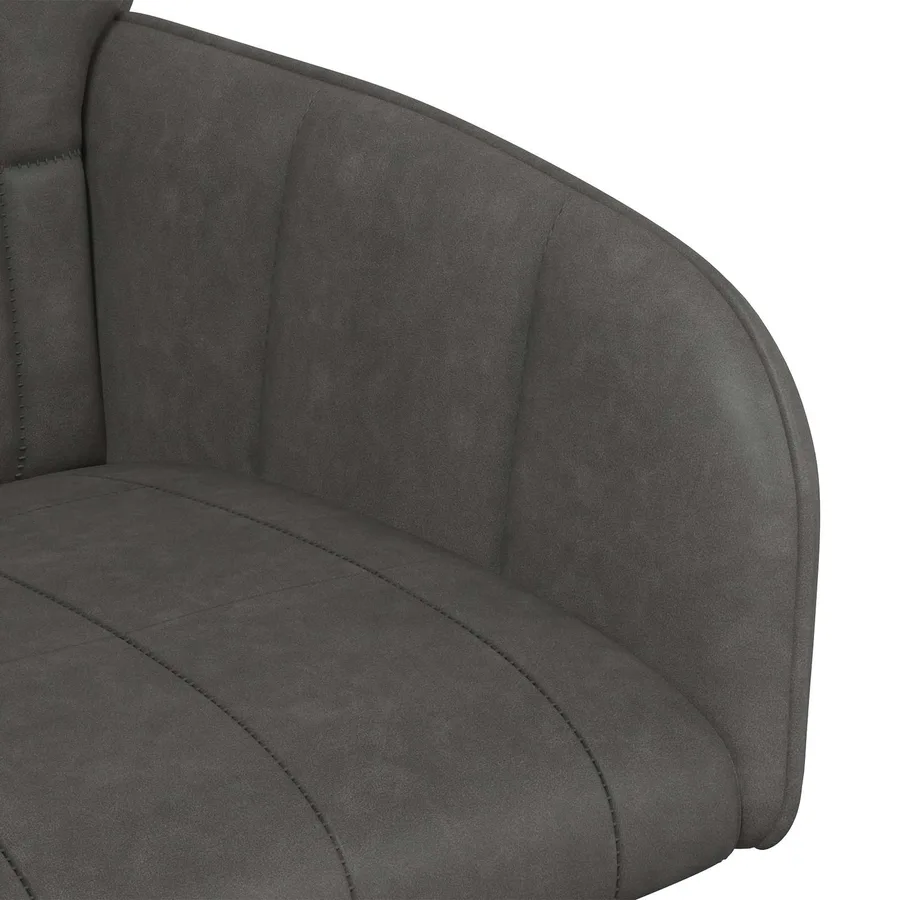 Chaises de salle à manger 2 pcs Simili cuir Noir - 6