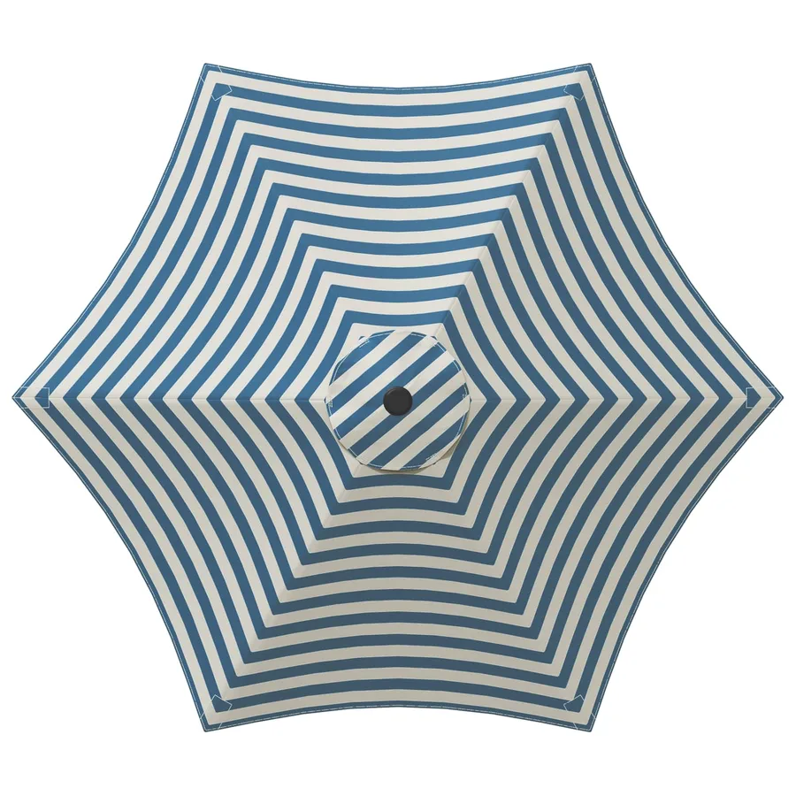 Parasol de jardin 270 x 270 cm Polyester Rectangulaire - 4