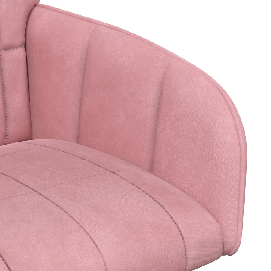 Chaises de salle à manger 6 pcs Velours Rose 57 x 50 x 85 cm - 6