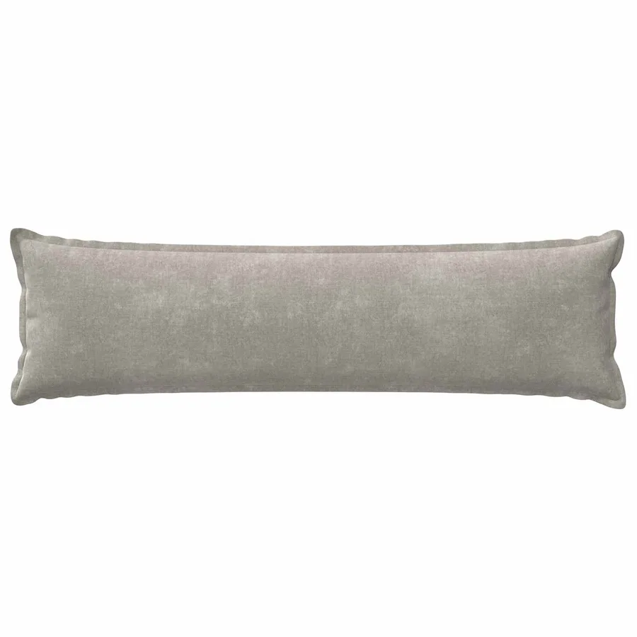 Housse de coussin 2 pcs HOUTEN Gris clair 40 x 145 cm - 2