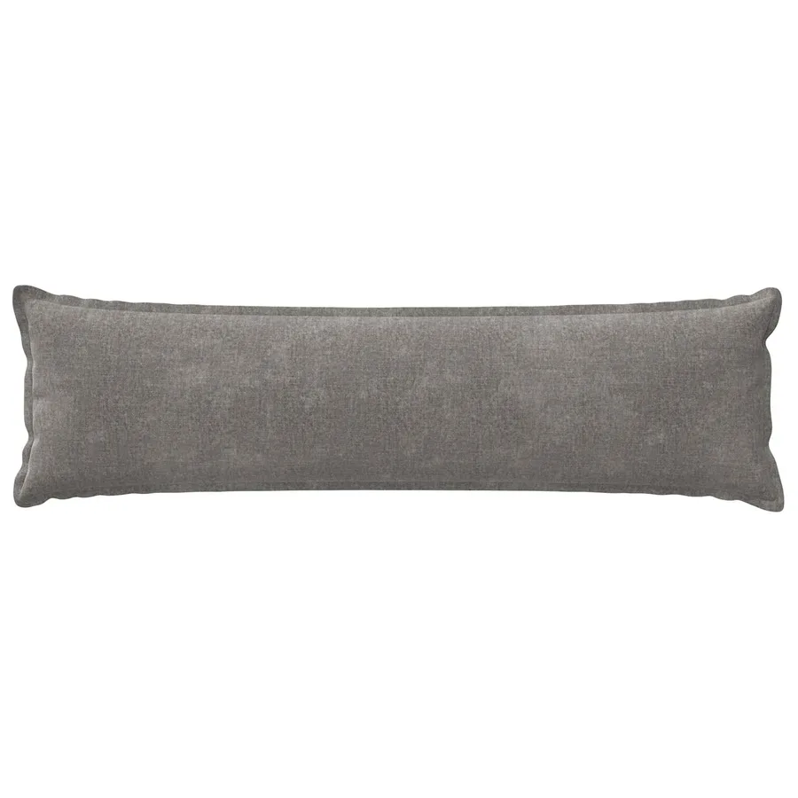 Housse de coussin 2 pcs HOUTEN Gris foncé 40 x 145 cm - 2