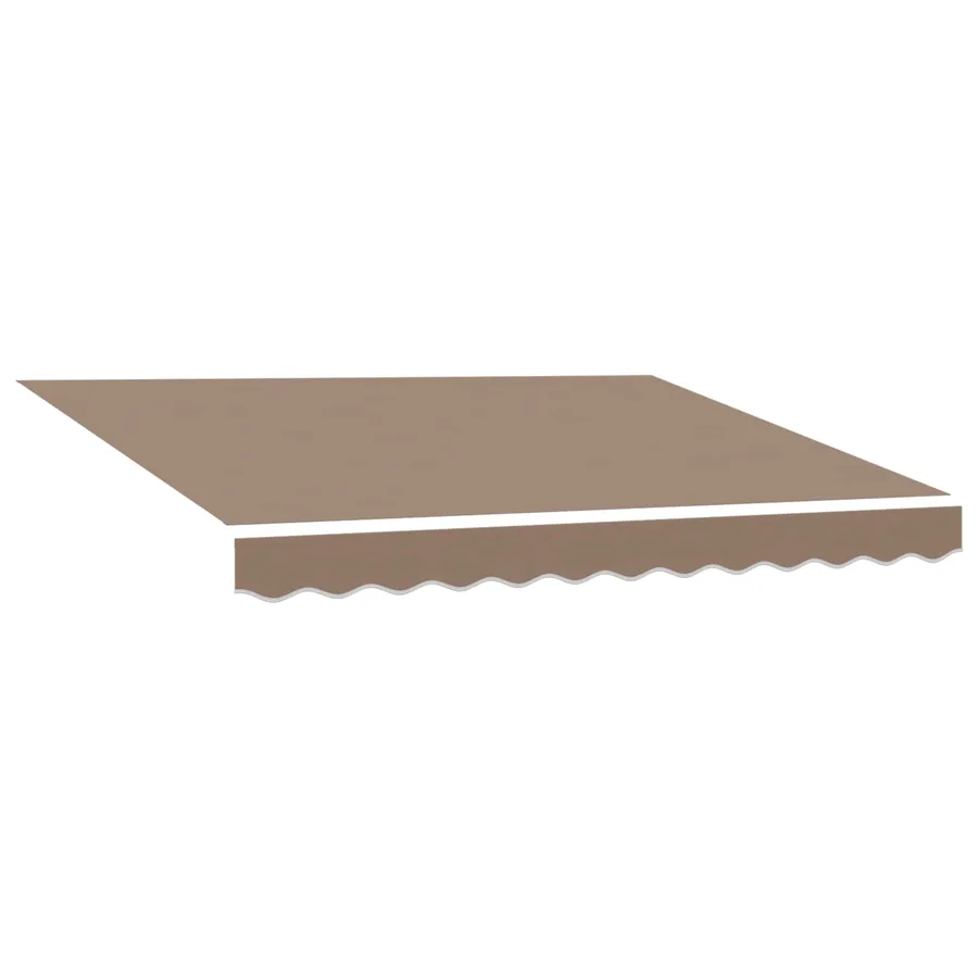 Auvent rétractable Taupe 5 x 3 m Polyester et Aluminium - 3