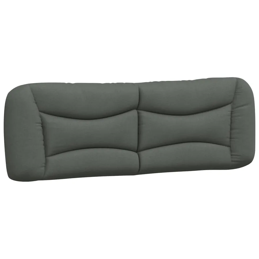 Coussin de tête de lit Hvar gris foncé 152 cm tissu - 2