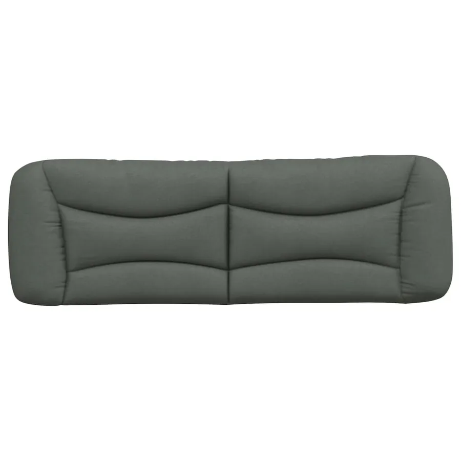 Coussin de tête de lit Hvar gris foncé 152 cm tissu - 5