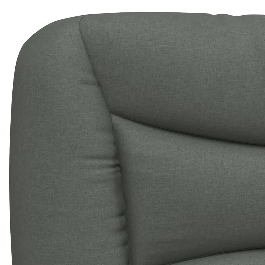 Coussin de tête de lit Hvar gris foncé 152 cm tissu - 8
