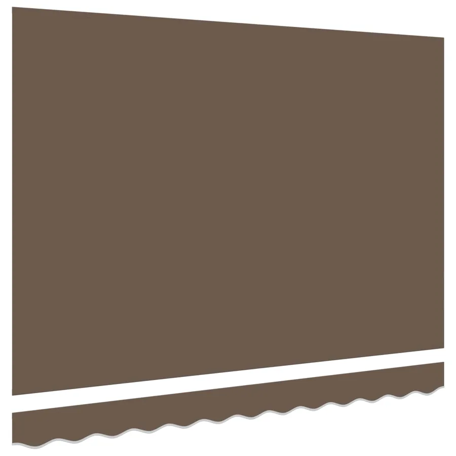 Toile de rechange pour auvent Taupe 6 × 3,5 m Polyester - 3