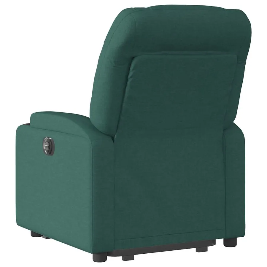 Fauteuil inclinable électrique vert foncé tissu - 5