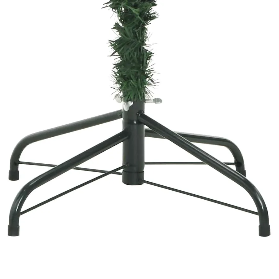 Sapin de Noël artificiel Vert et blanc 210 cm - 12
