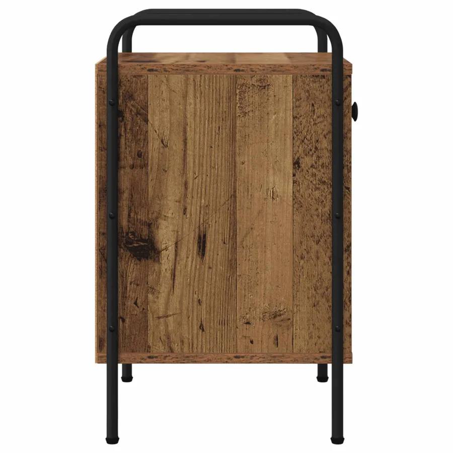 Table de chevet Bois ancien 35 x 36,5 x 61 cm Bois d'ingénierie - 5