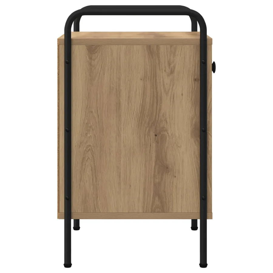 Table de chevet Chêne artisanal 35 x 36,5 x 61 cm - 5