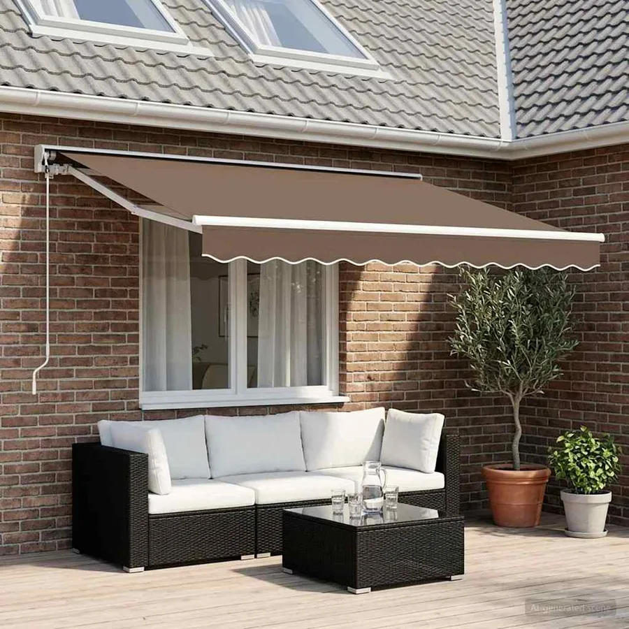Auvent rétractable électrique Taupe 2,5 x 2 m - 3