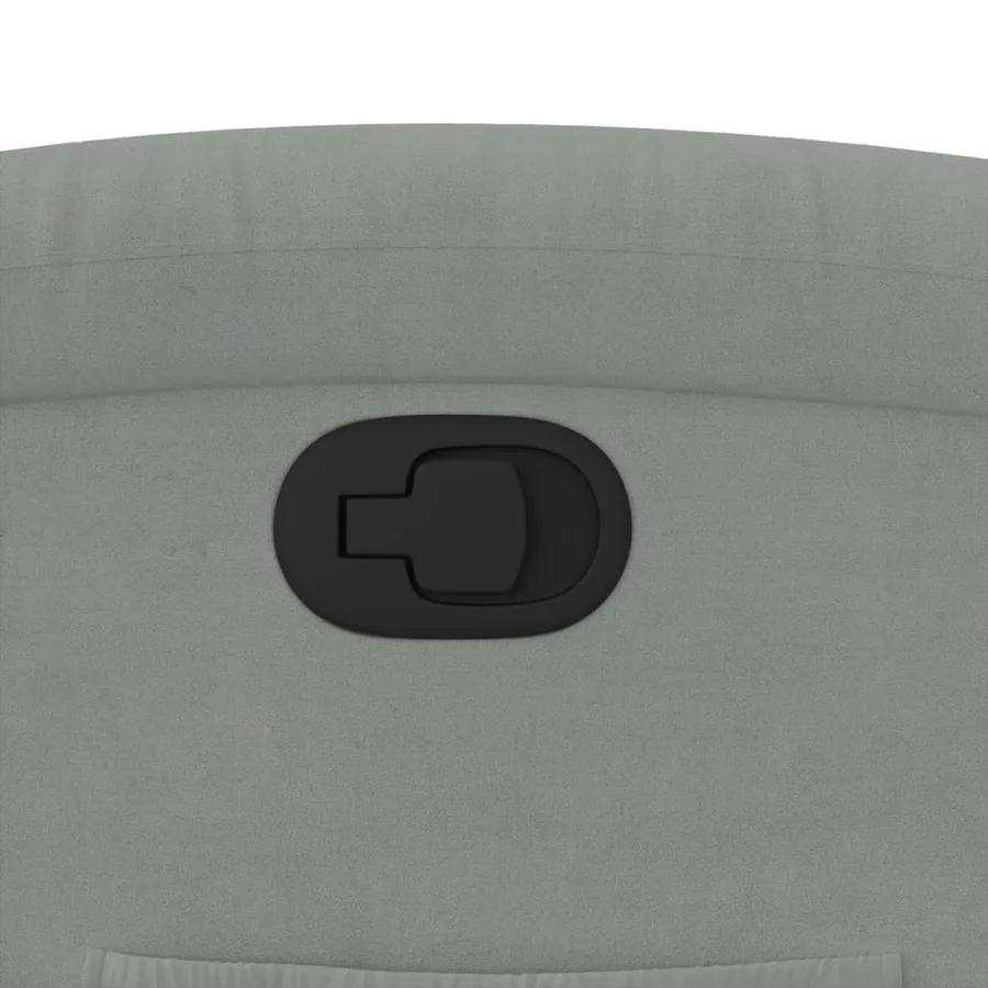 Fauteuil inclinable Gris clair Velours - 12