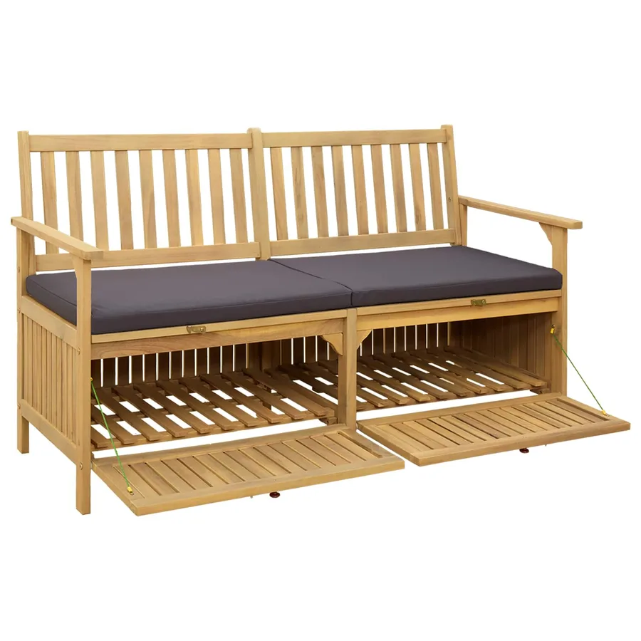 Banc de rangement 2 -Seater 148 x 63 x 84 cm Rectangulaire - 2