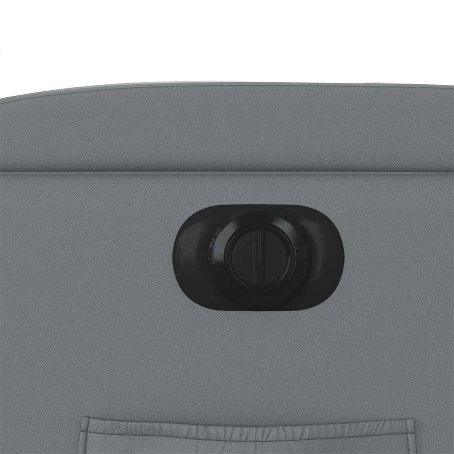 Fauteuil inclinable électrique gris similicuir - 13
