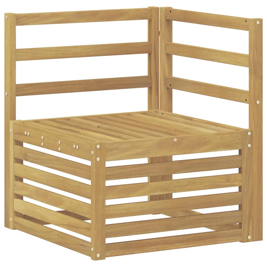 Ensemble de canapés d'extérieur 8 pcs Blanc 310 x 132,5 x 73 cm - 4