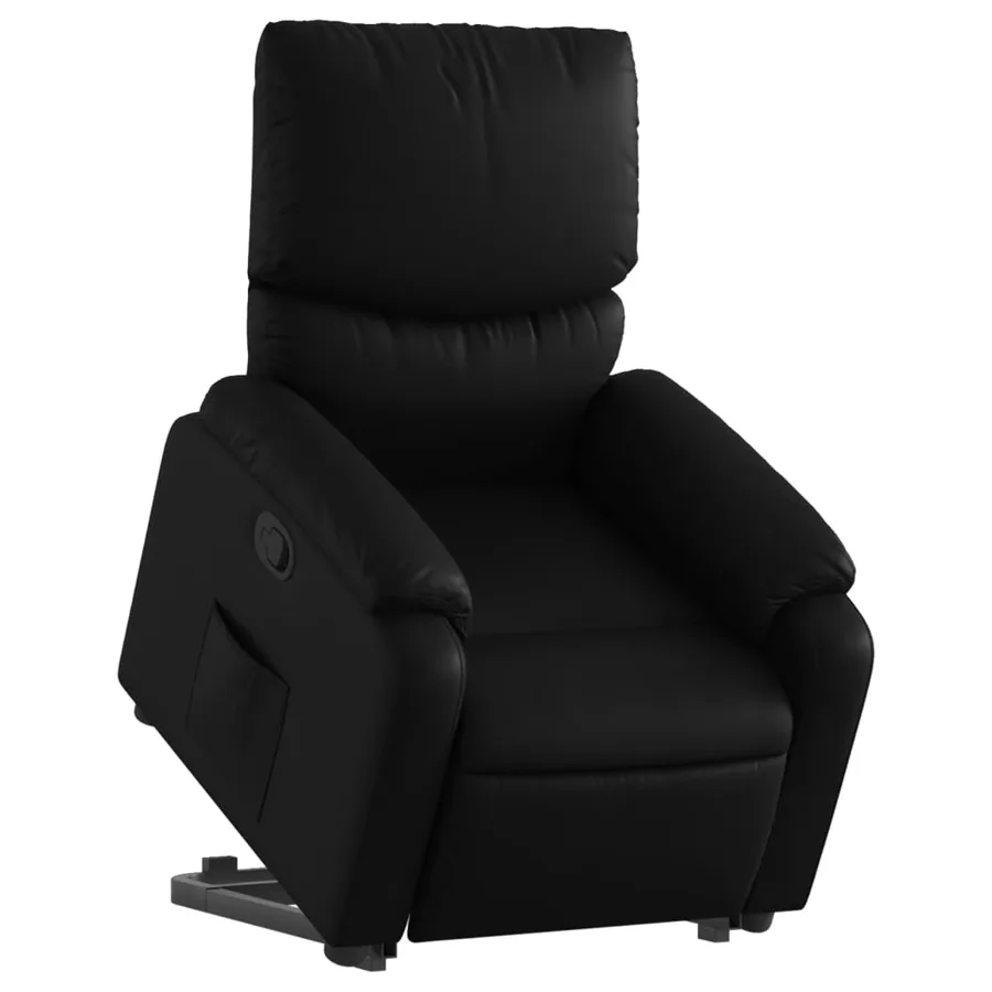 Fauteuil inclinable Noir Similicuir - 3