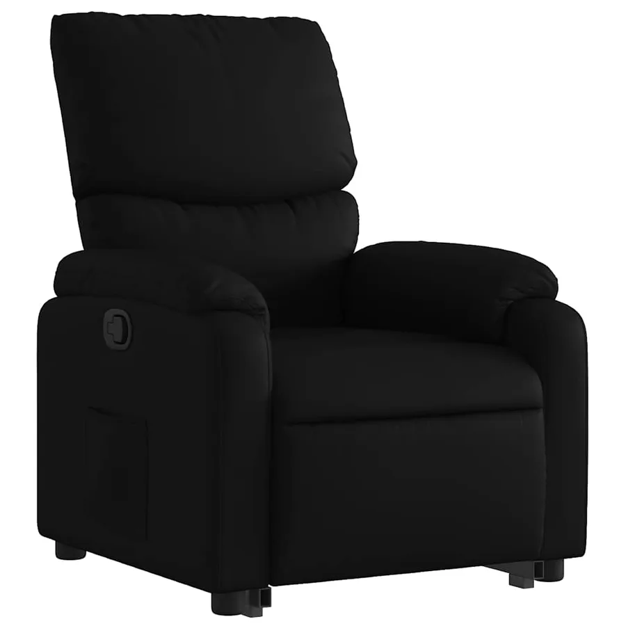 Fauteuil inclinable Noir Similicuir - 4