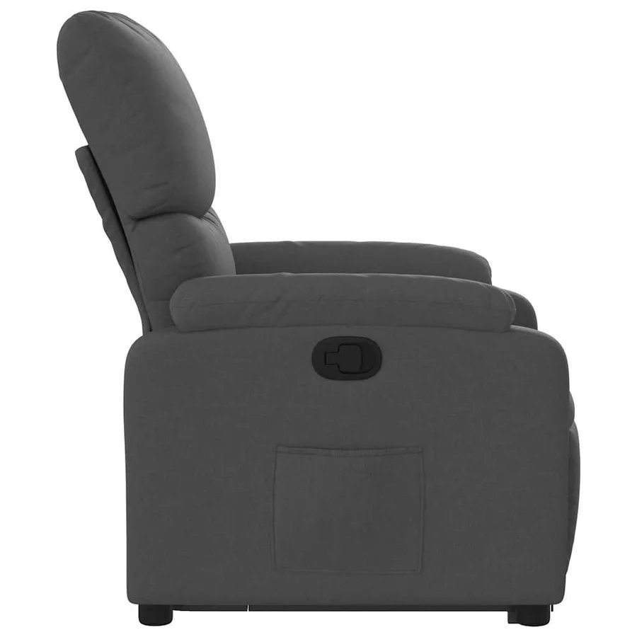Fauteuil inclinable Gris foncé Tissu - 10