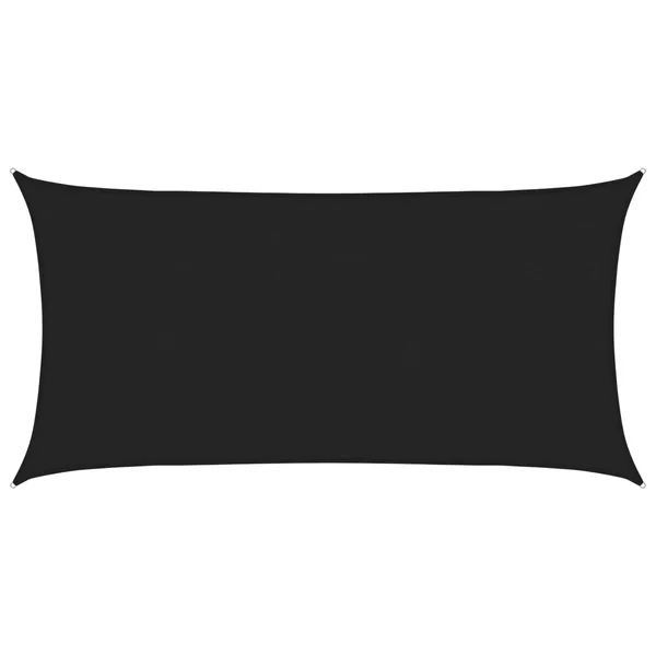 Voile d'ombre Noir 2,5 x 6 m HDPE