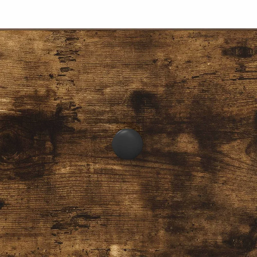 Table de chevet 2 pc Chêne fumé Bois d'ingénierie - 8