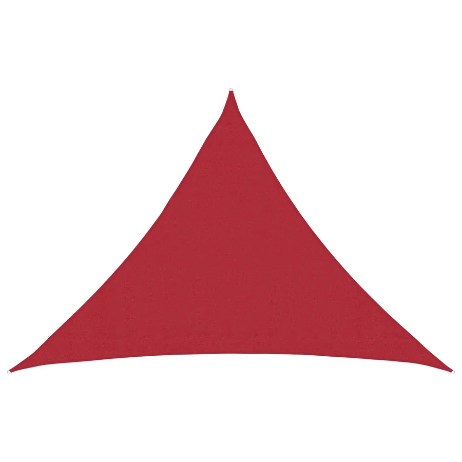 Voile d'ombre Rouge 7 x 5 x 5 m HDPE