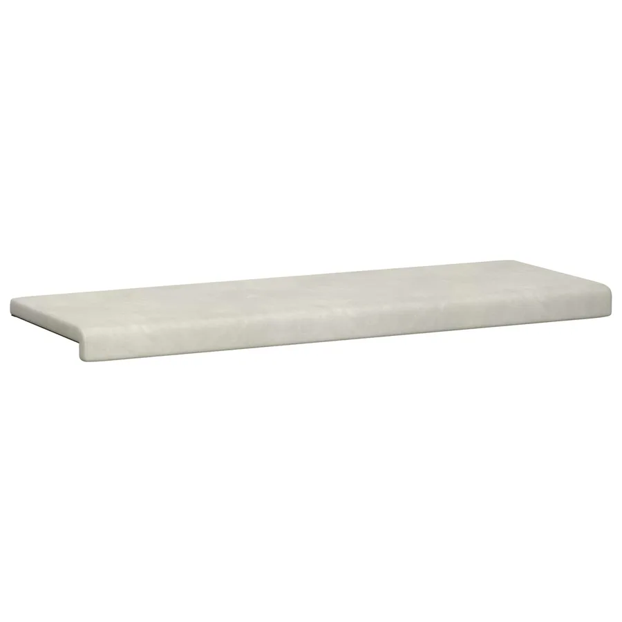 Coussin de banc Velours (V) Crème Profondeur 35 cm - 5