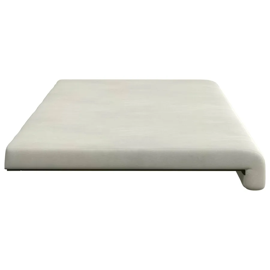 Coussin de banc Velours (V) Crème Profondeur 35 cm - 6