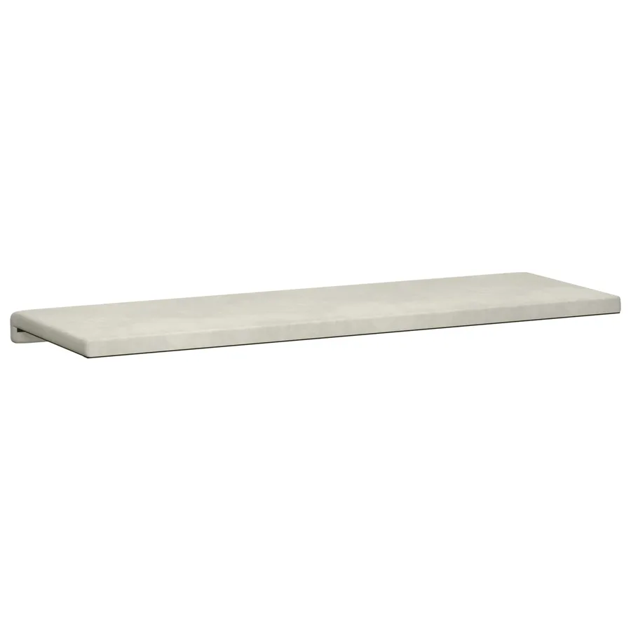 Coussin de banc Velours (V) Crème Profondeur 35 cm - 7