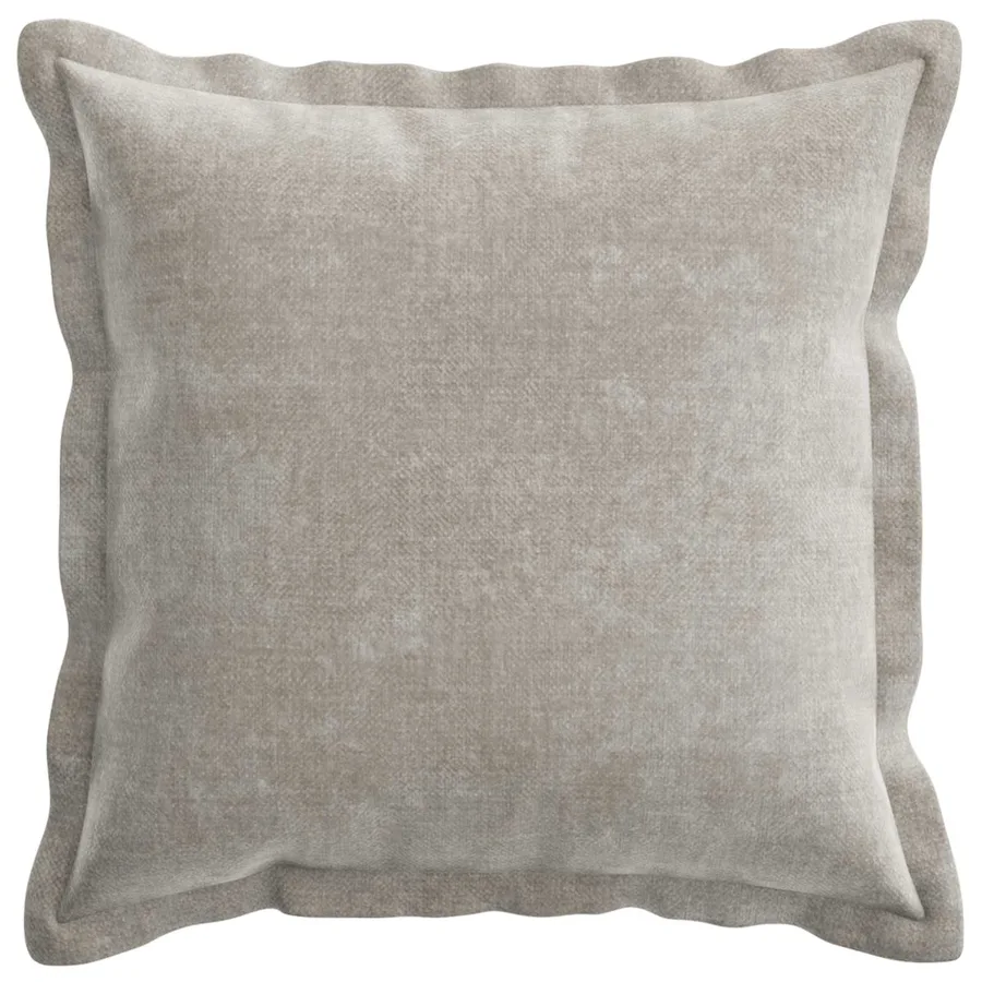 Housse de coussin 6 pcs HOUTEN Gris clair 30 x 30 cm - 2