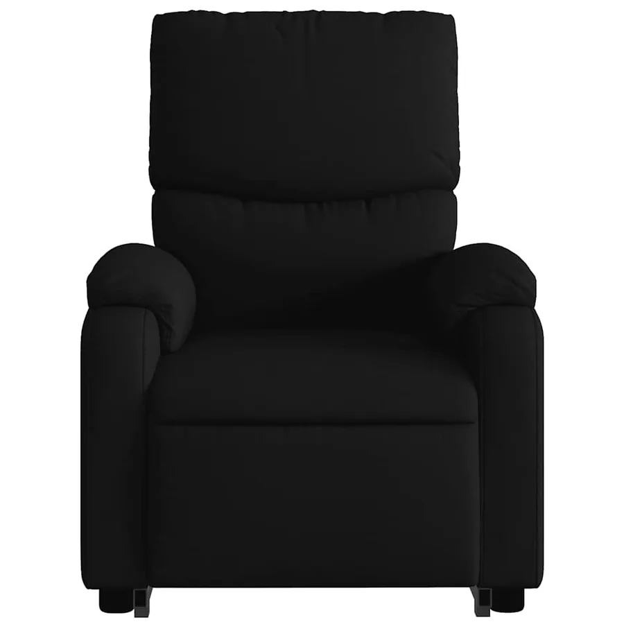 Fauteuil inclinable électrique noir tissu - 9